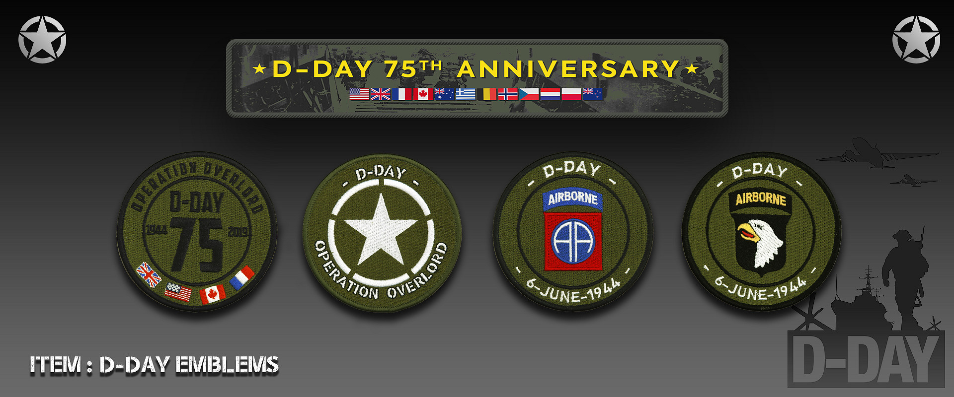 D-Day Emblems