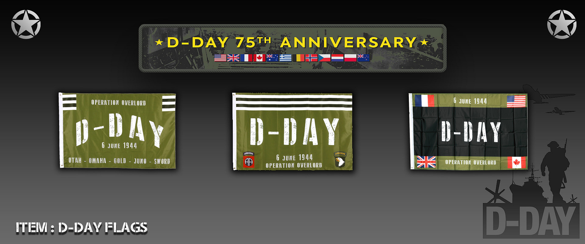 D-Day Flags