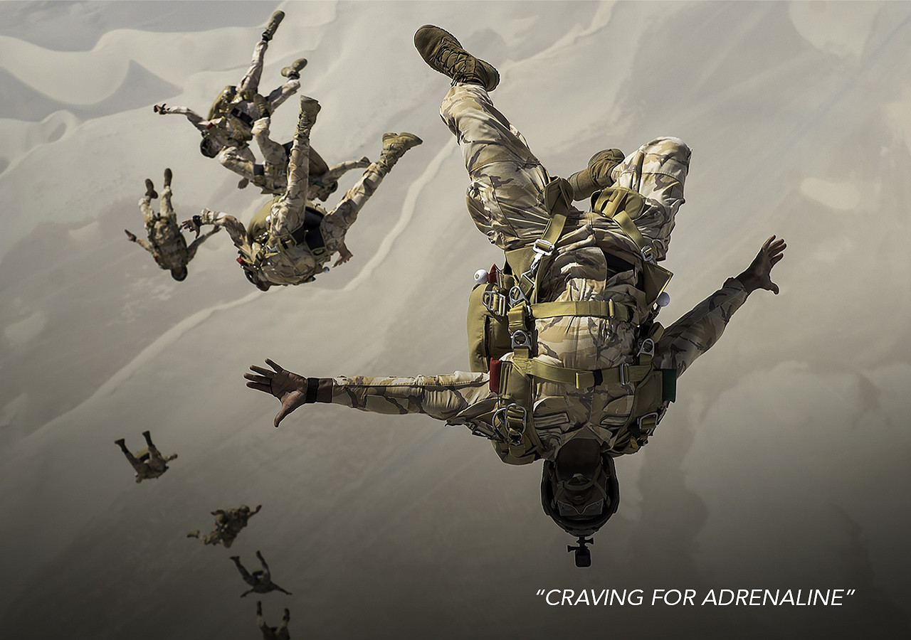 Craving for adrenaline sports like airsoft and outdoor activities | TF-2215