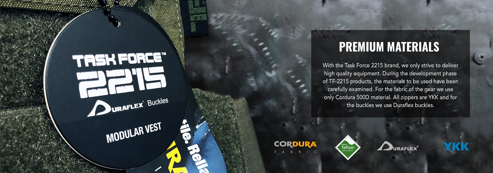 Military outdoor products made of high-quality Cordura Nylon | TF-2215