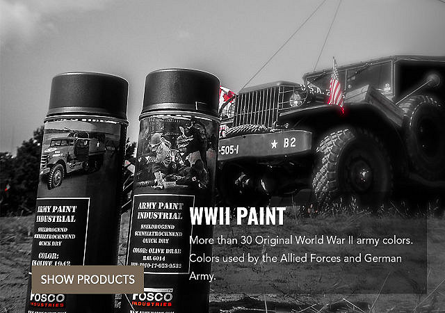 Fosco Army paint | WWII colors | Wholesale Van Os Imports